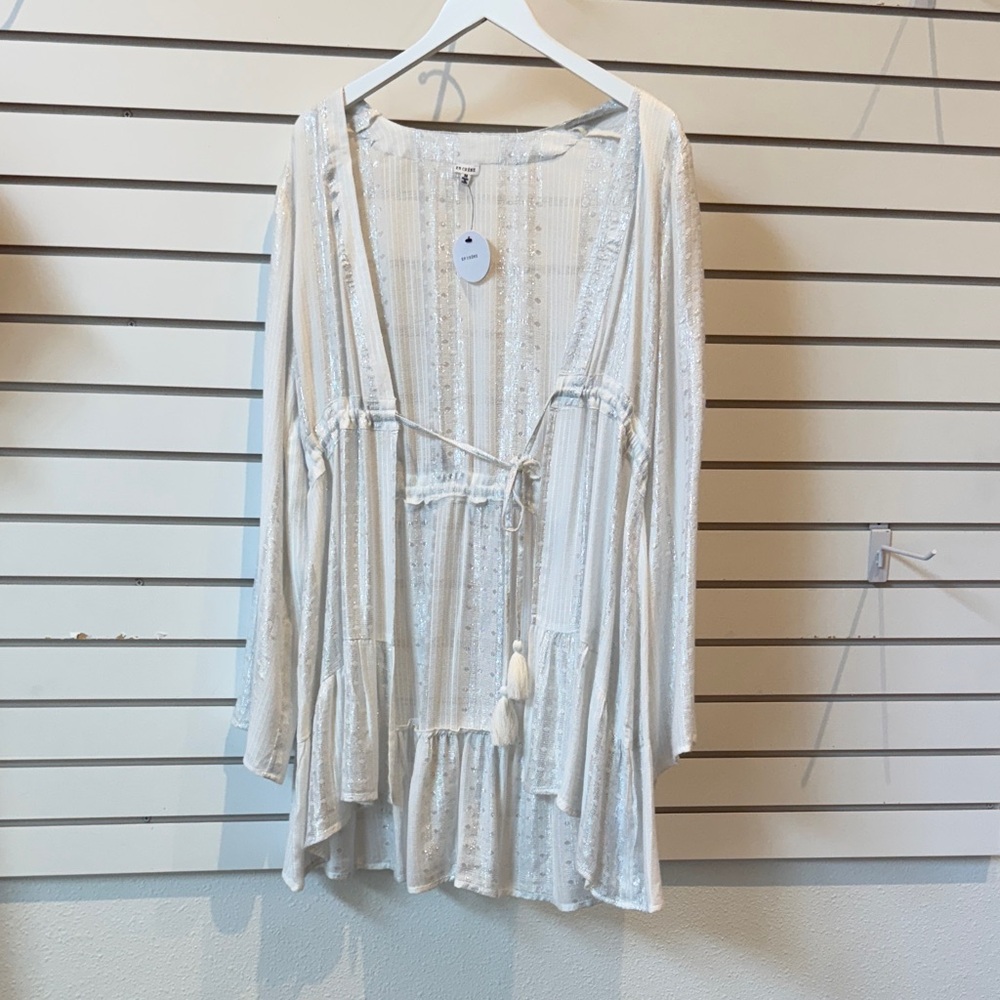 White Women's Swim Cover Up.